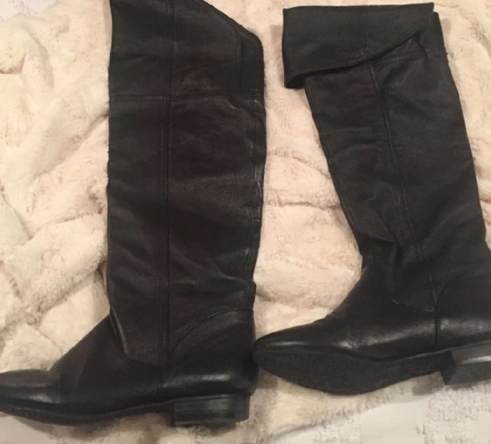 Chinese Laundry Knee High Leather Boots